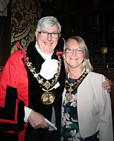 Mayor and Mayoress, Ian and Christine Duckworth. 2017-18